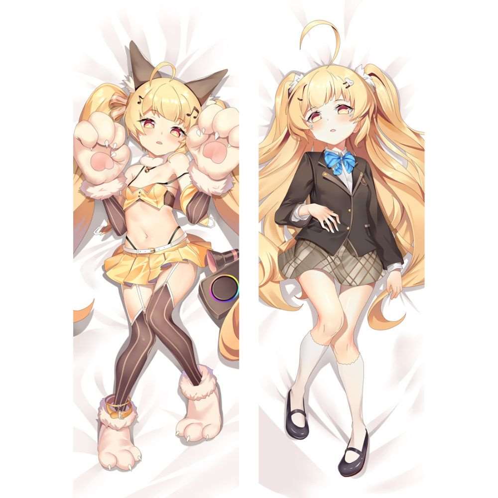 Dakimakura Eldridge Neko Girl Et Etudiante Sans | WaifuParadise