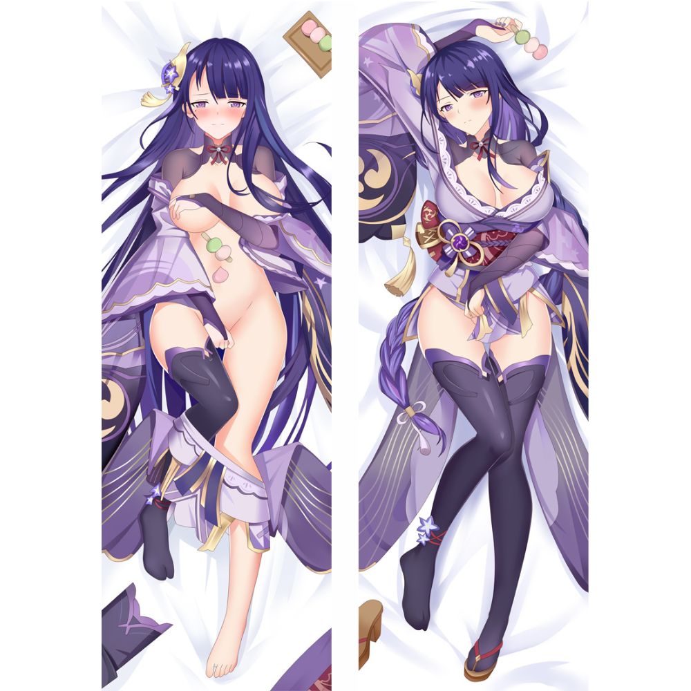 Dakimakura Raiden Shogun Rougissement Sans | WaifuParadise