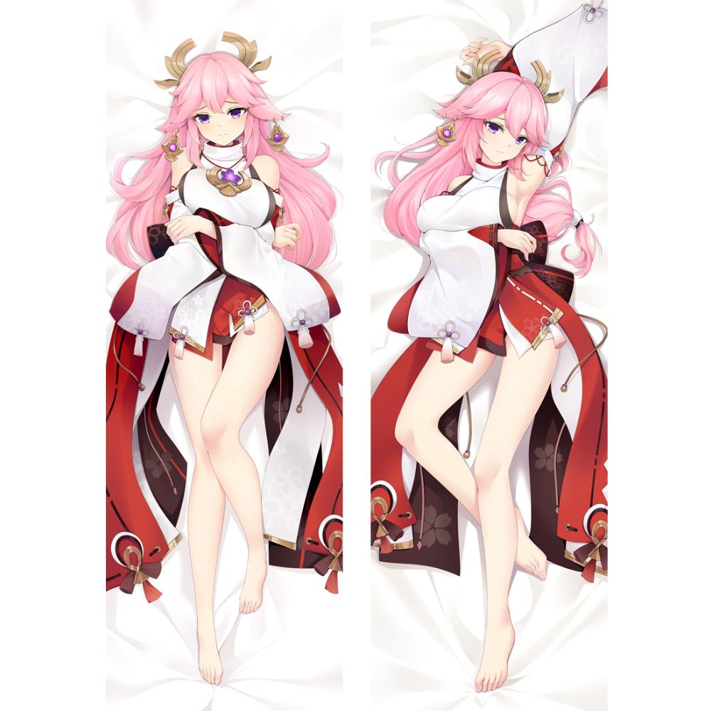 Dakimakura Yae Miko Uniforme Sans | WaifuParadise