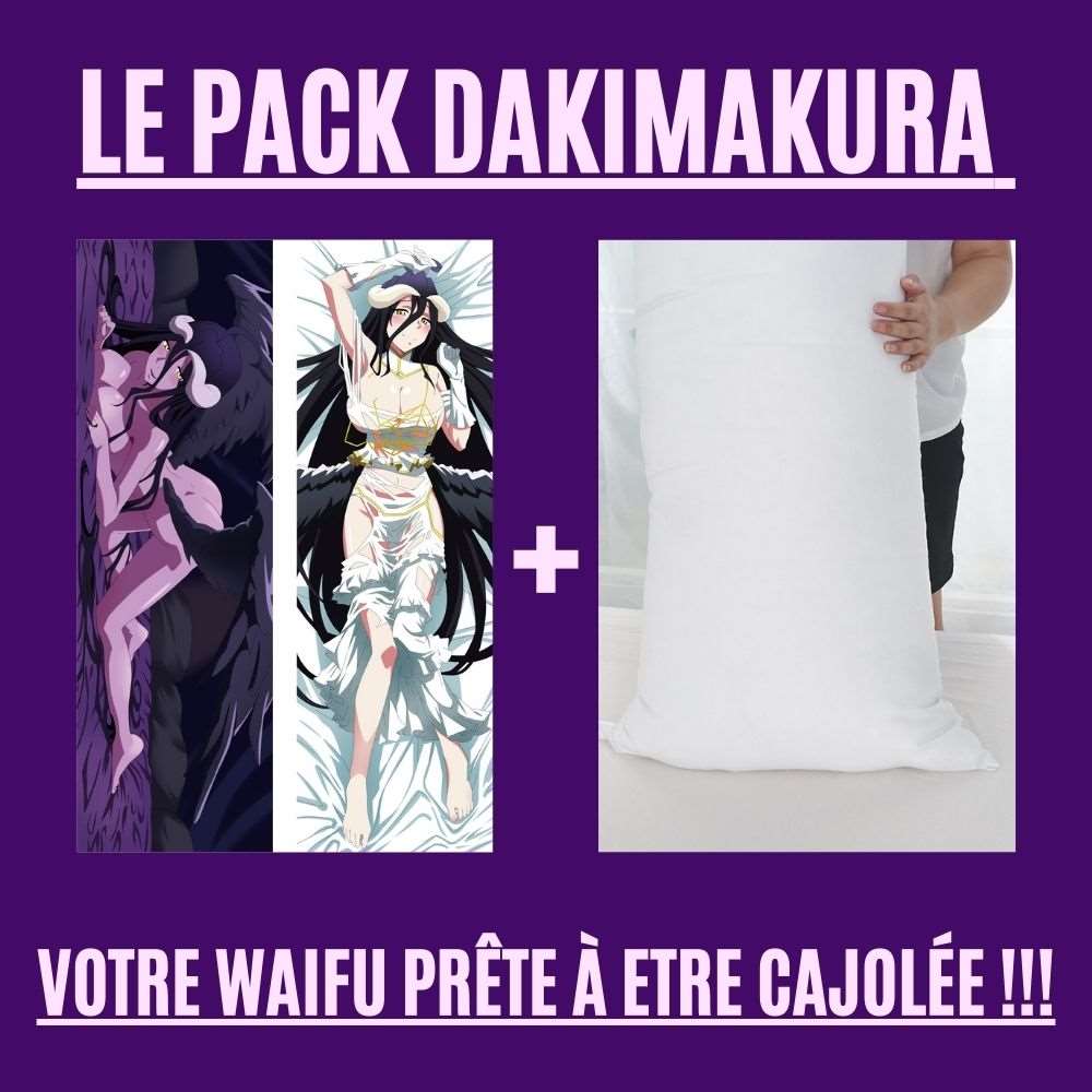 Dakimakura Albedo Sexy Avec | WaifuParadise