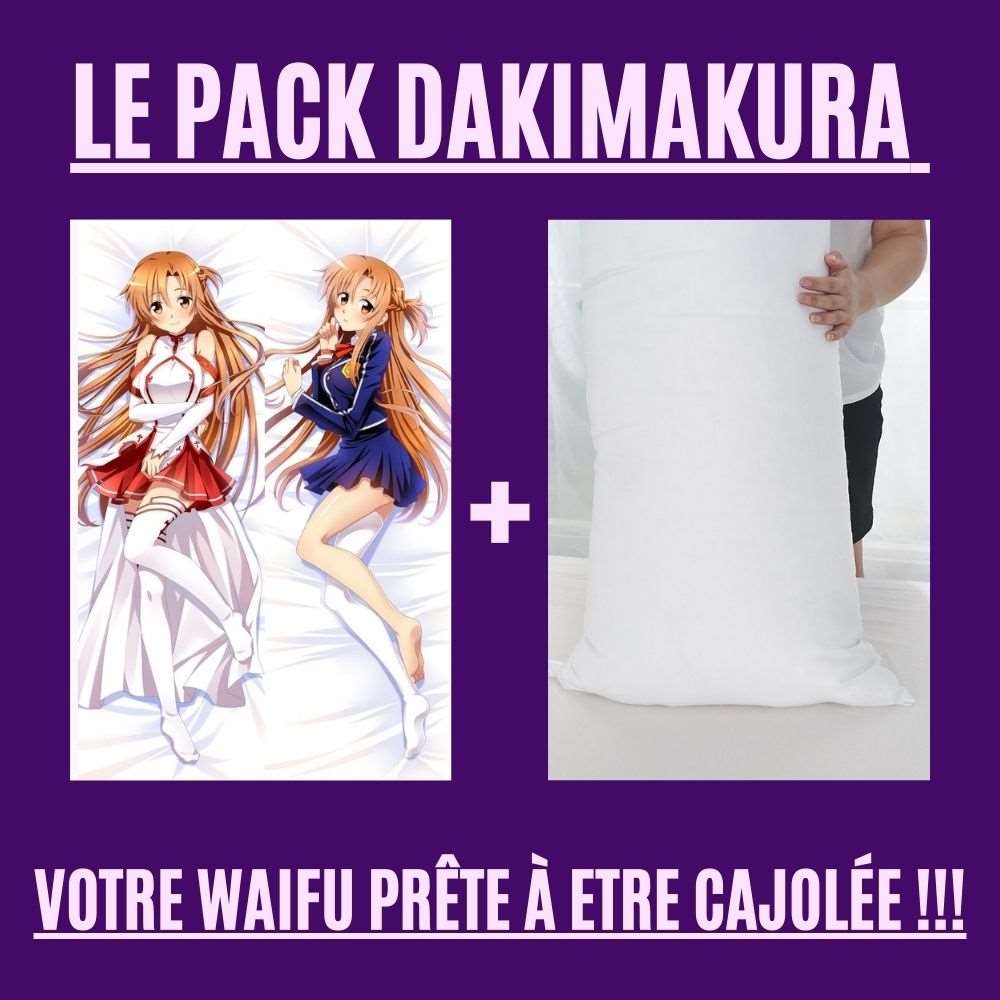 Dakimakura Asuna Uniforme Ecole Avec | WaifuParadise