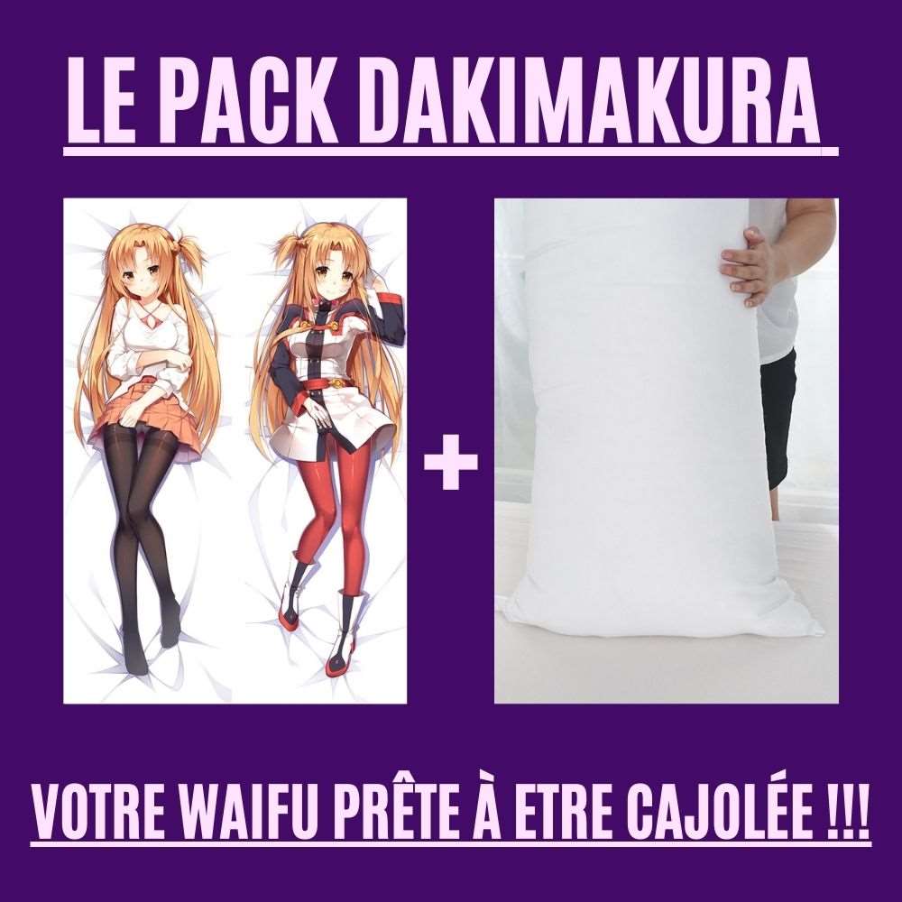 Dakimakura Asuna Yuuki Tenue IRL Avec | WaifuParadise