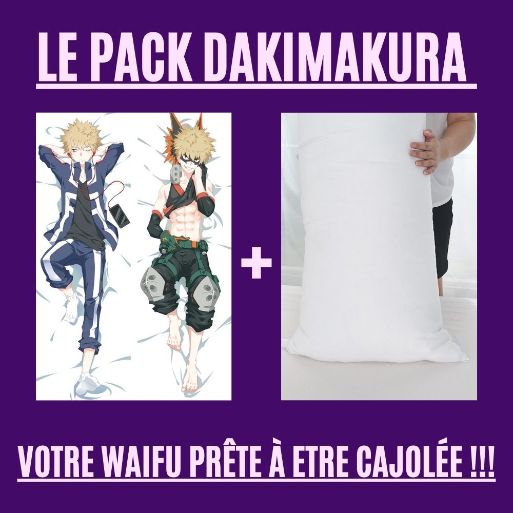 Dakimakura My Hero Academia Bakugo Uniforme Avec | WaifuParadise