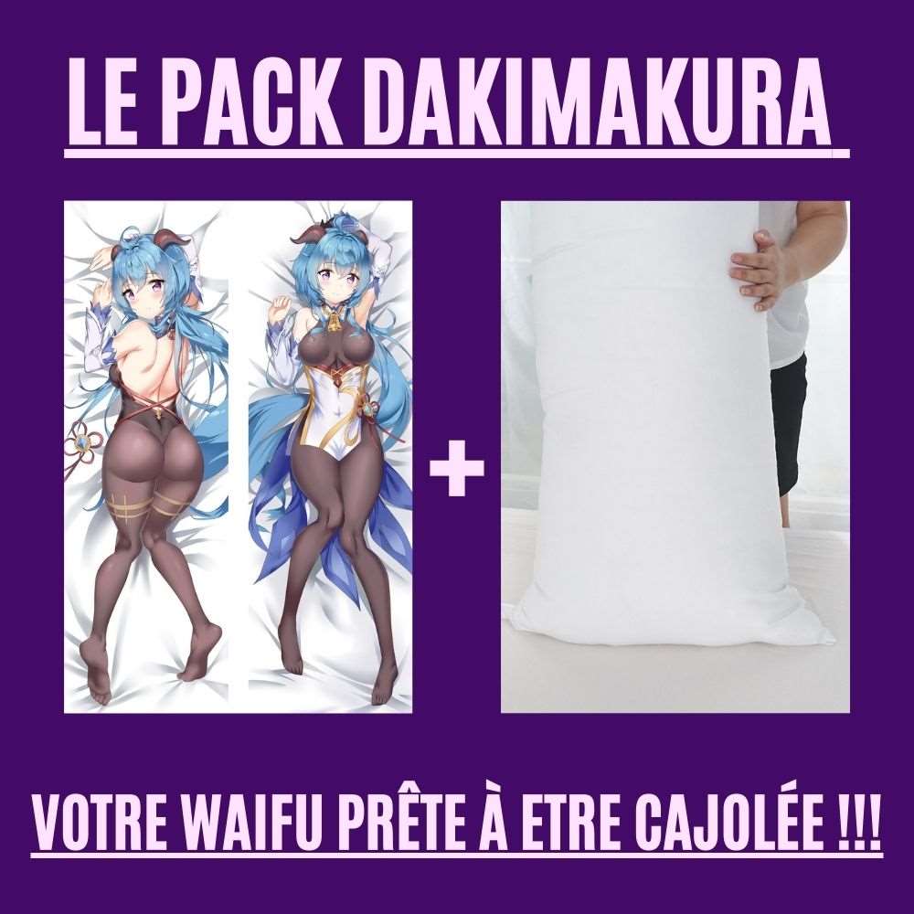 Dakimakura Ganyu Collants Avec | WaifuParadise