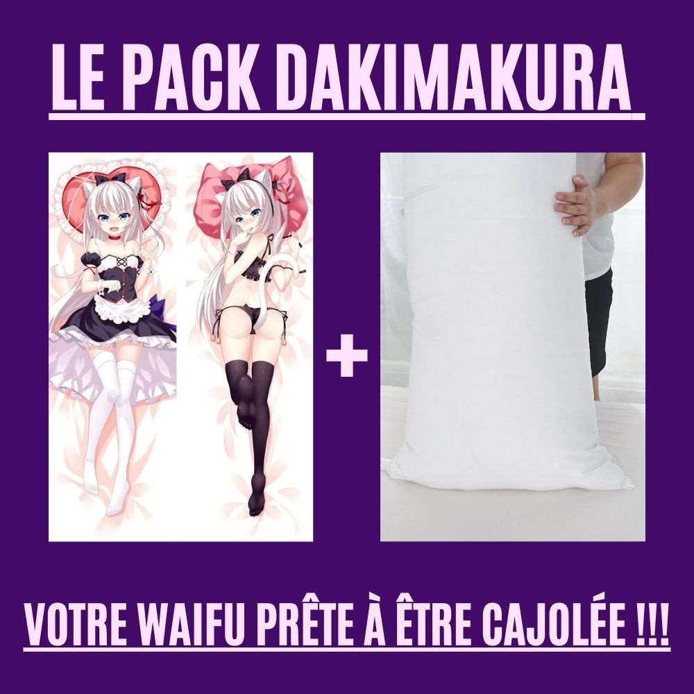 Dakimakura Hammann Cat-Girl Sexy Avec | WaifuParadise