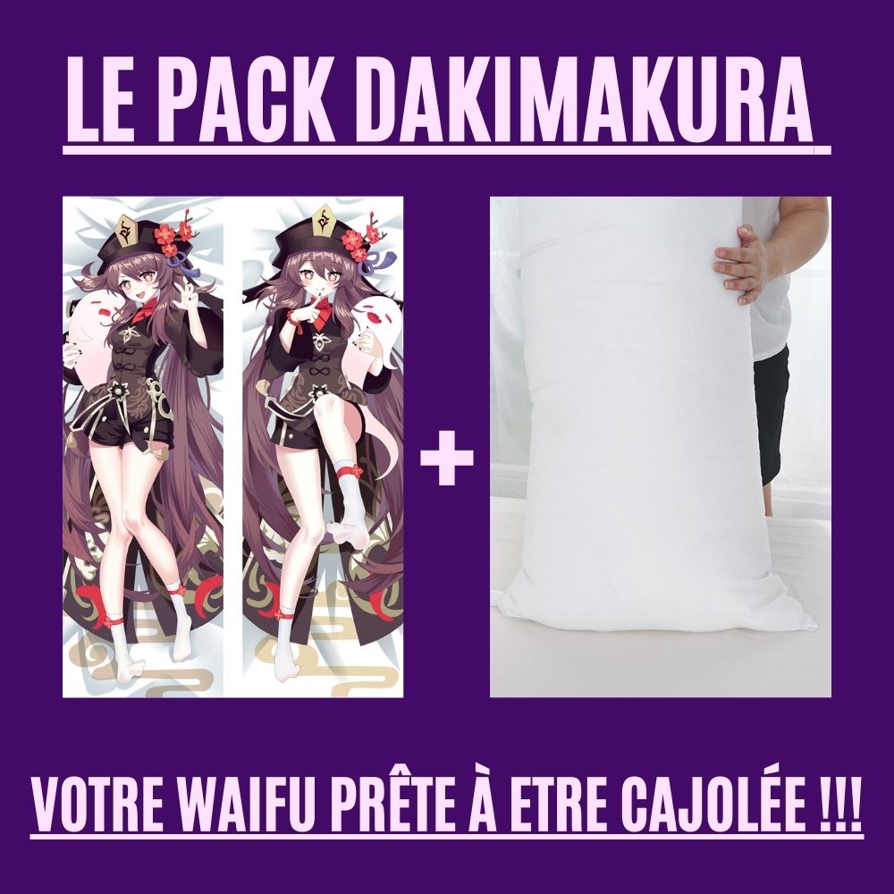 Dakimakura Hu Tao Avec | WaifuParadise