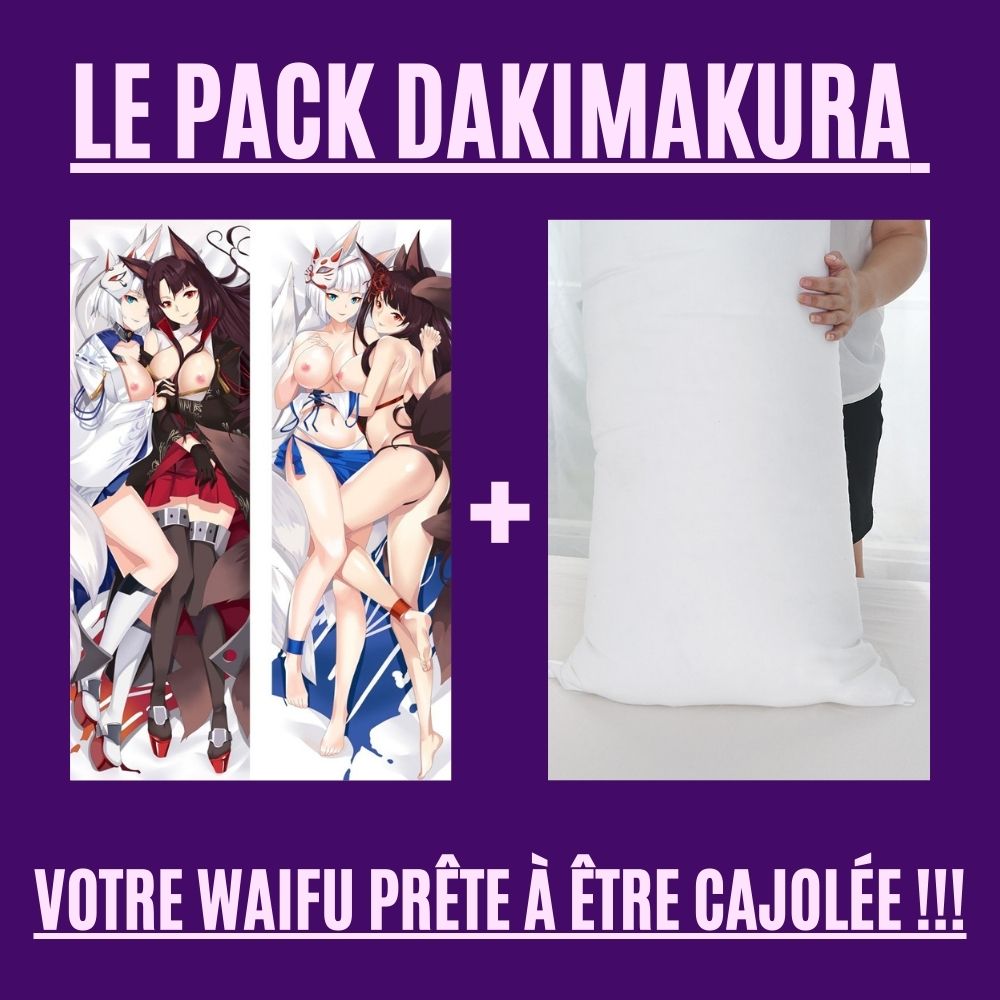 Dakimakura Kaga Et Akagi Nue Avec | WaifuParadise