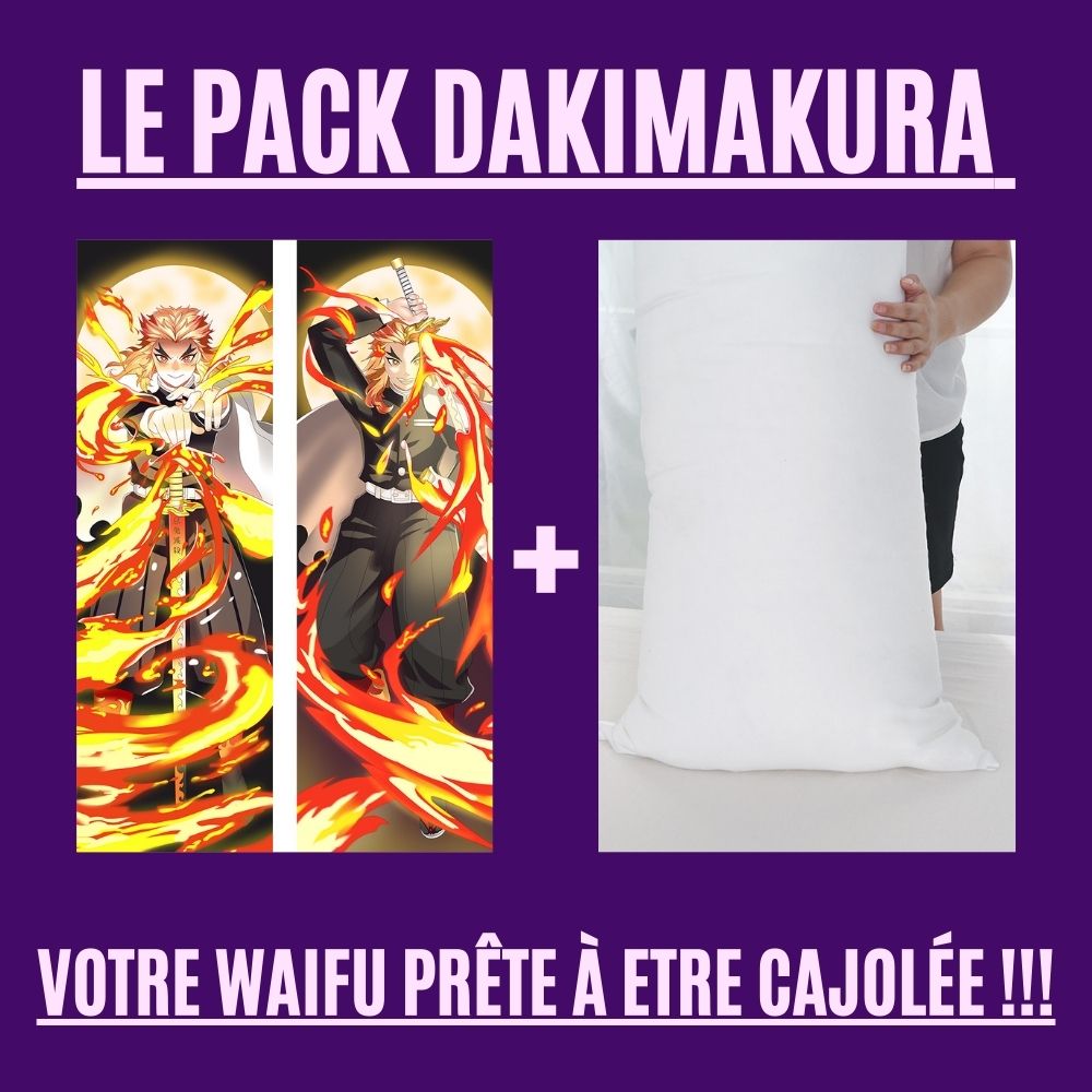 Dakimakura Kyojuro Rengoku Demon Slayer Avec | WaifuParadise