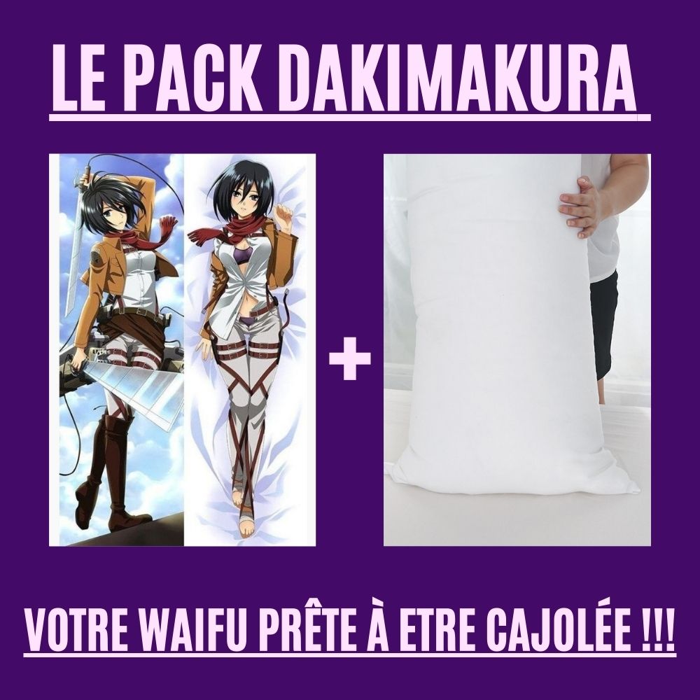 Dakimakura Mikasa Ackerman Uniforme Avec | WaifuParadise