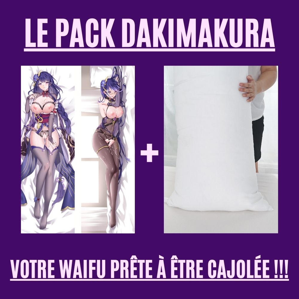 Dakimakura Raiden Shogun Lunettes Avec | WaifuParadise