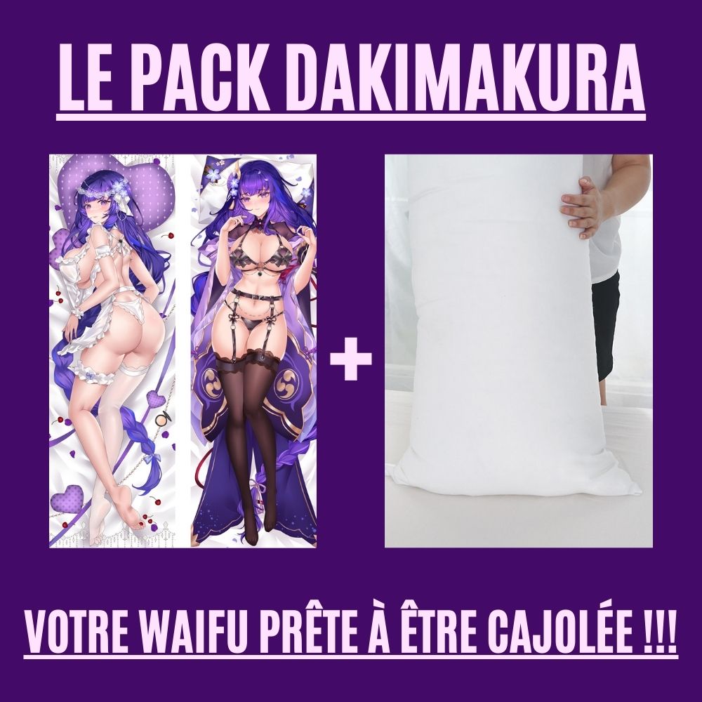 Dakimakura Raiden Shogun Tablier Sexy | WaifuParadise