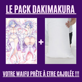 Dakimakura Rem en lingerie sexy semi-nue Avec | WaifuParadise