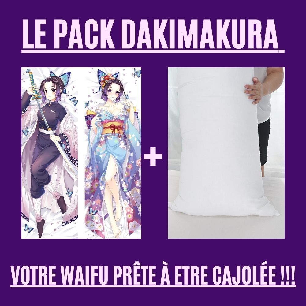 Dakimakura Shinobu Kocho Yukata Sexy Demon Slayer Avec | WaifuParadise