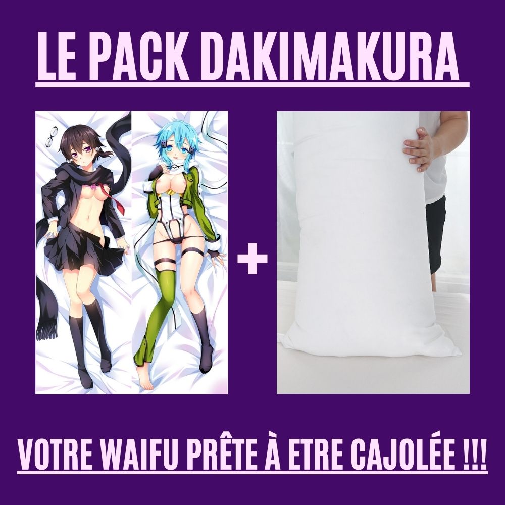 Dakimakura Sinon Uniforme IRL Avec | WaifuParadise