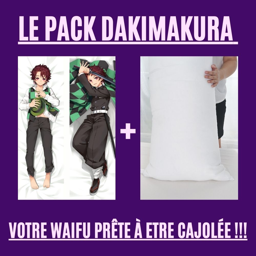 Dakimakura Tanjiro Uniforme Demon Slayer Avec | WaifuParadise