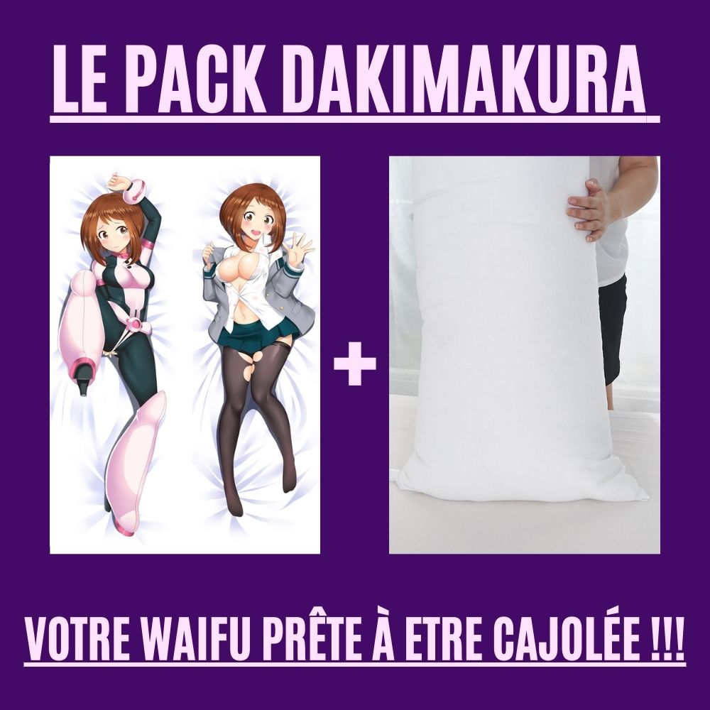 Dakimakura Uraraka Uniforme Déchiré Avec | WaifuParadise