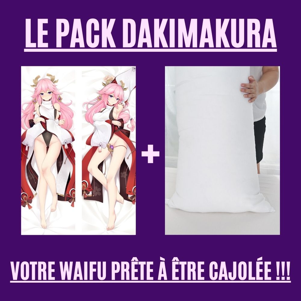 Dakimakura Yae Miko Uniforme Hot Avec | WaifuParadise