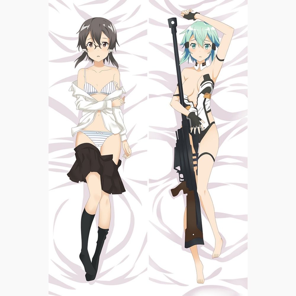 Dakimakura Asada Shino Et Avatar GGO Sans | WaifuParadise