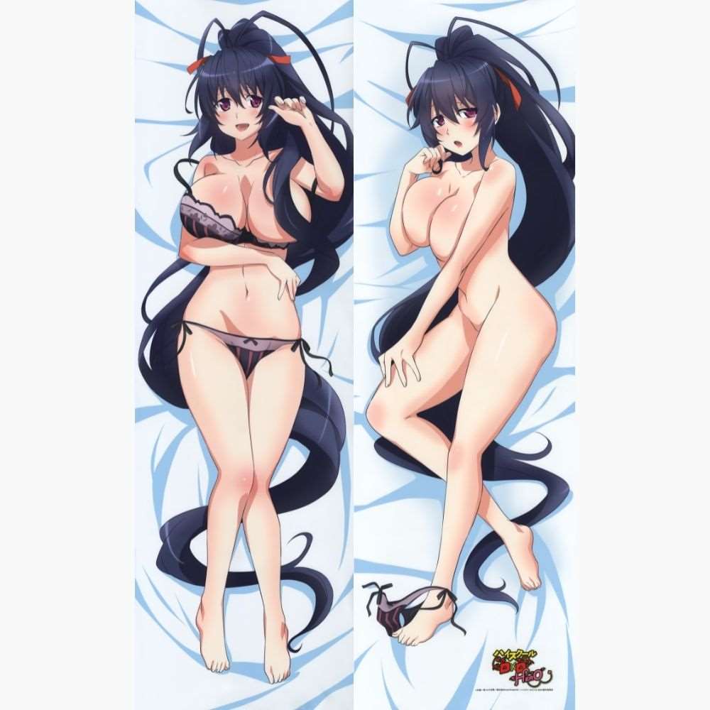 Dakimakura Akeno Uniforme Lingerie Sexy High School DxD | WaifuParadise