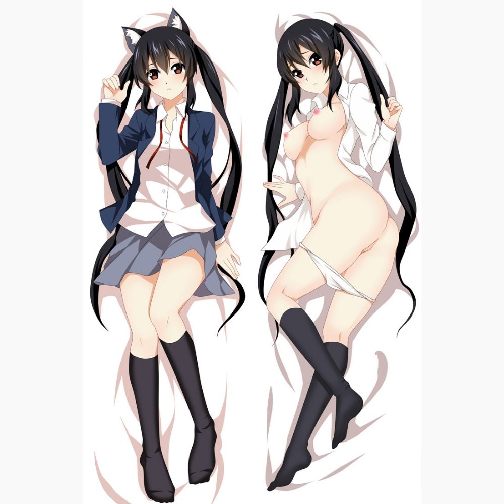 Dakimakura Azusa Neko Girl Semi Nue | WaifuParadise