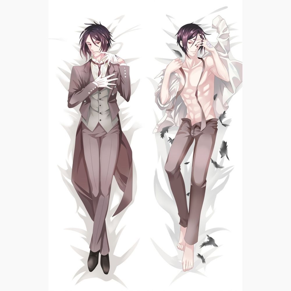 Dakimakura Sebastian Uniforme Gris Black Butler | WaifuParadise