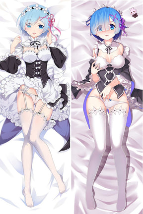 Dakimakura Rem en tenue semi sexy Sans | WaifuParadise