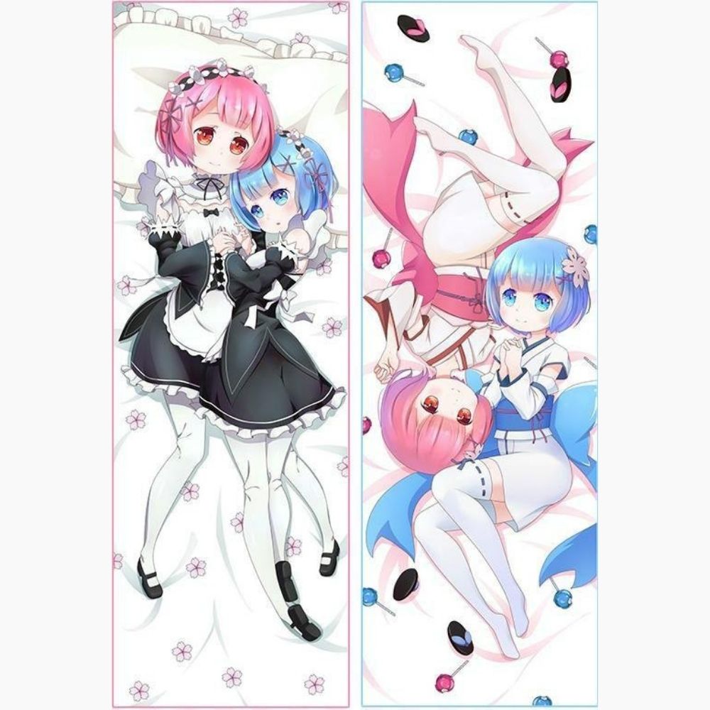 Dakimakura Rem et Ram en loli Sans | WaifuParadise