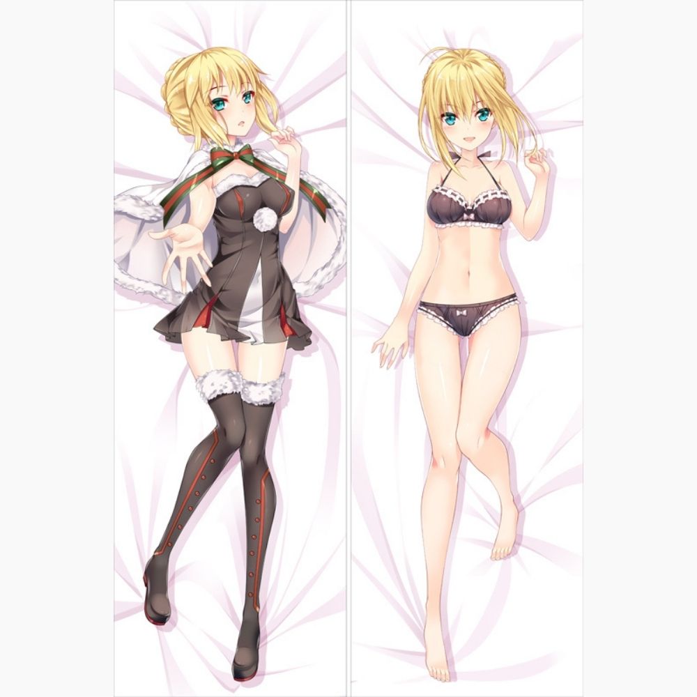 Dakimakura Saber Artoria Mère-Noel & Lingerie | WaifuParadise