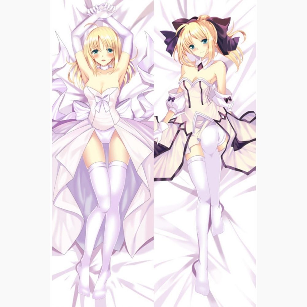 Dakimakura Saber Lily Robe De Mariage | WaifuParadise