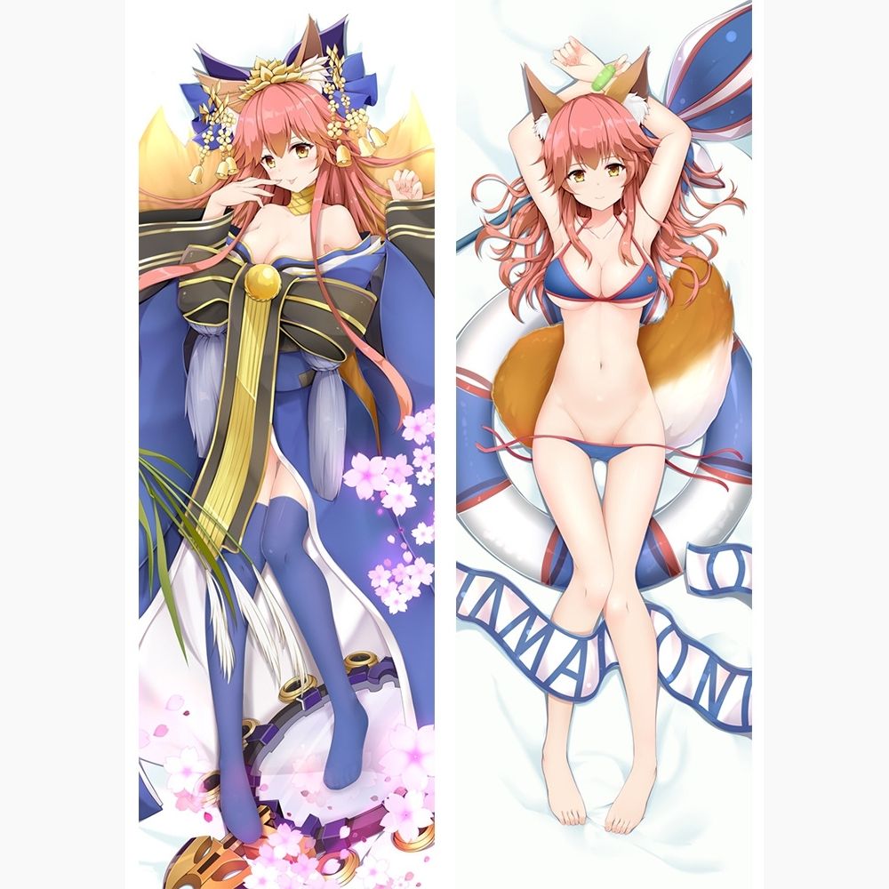 Dakimakura Tamamo No Mae Uniforme Et Bikini | WaifuParadise