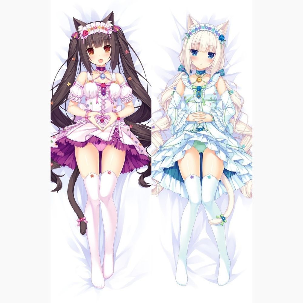 Dakimakura Vanilla et Chocola Robe De Mariage | WaifuParadise