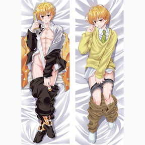 Dakimakura Zenitsu Sexy Uniforme Demon Slayer Sans | WaifuParadise