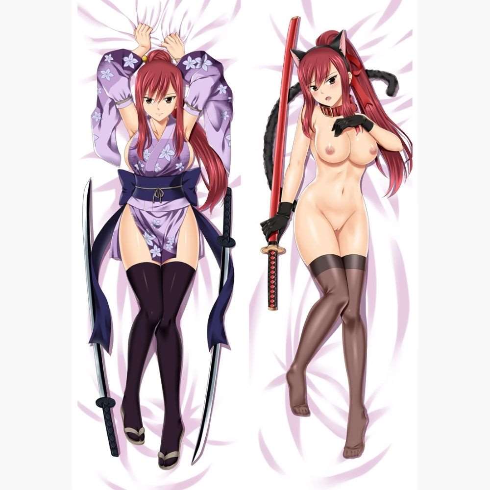 Dakimakura Erza Scarlet CatGirl Sexy | WaifuParadise