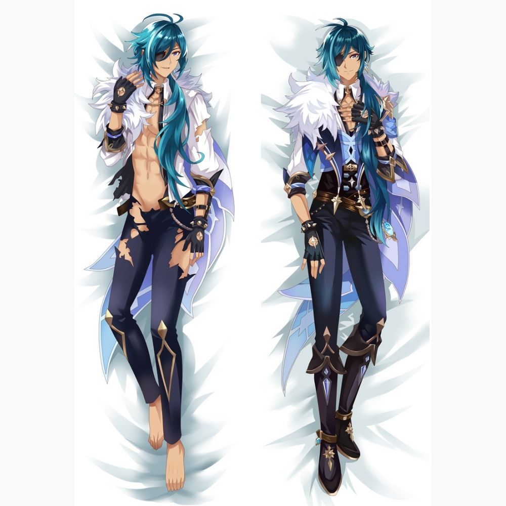 Kaeya Dakimakura Uniforme Déchiré Sans | WaifuParadise